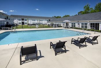 Resort-style swimming pool